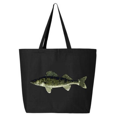 Walleye Fish Pickerel Fishing Lover Fisherman 25L Jumbo Tote