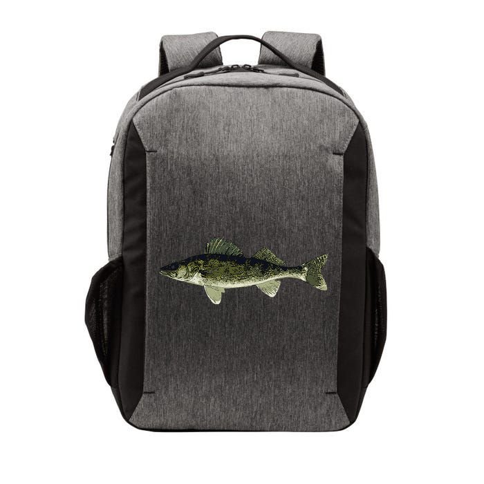Walleye Fish Pickerel Fishing Lover Fisherman Vector Backpack