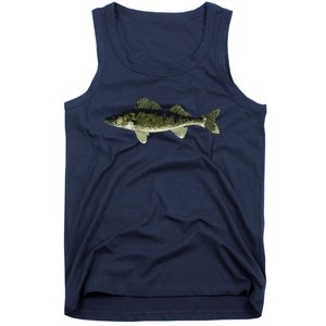 Walleye Fish Pickerel Fishing Lover Fisherman Tank Top