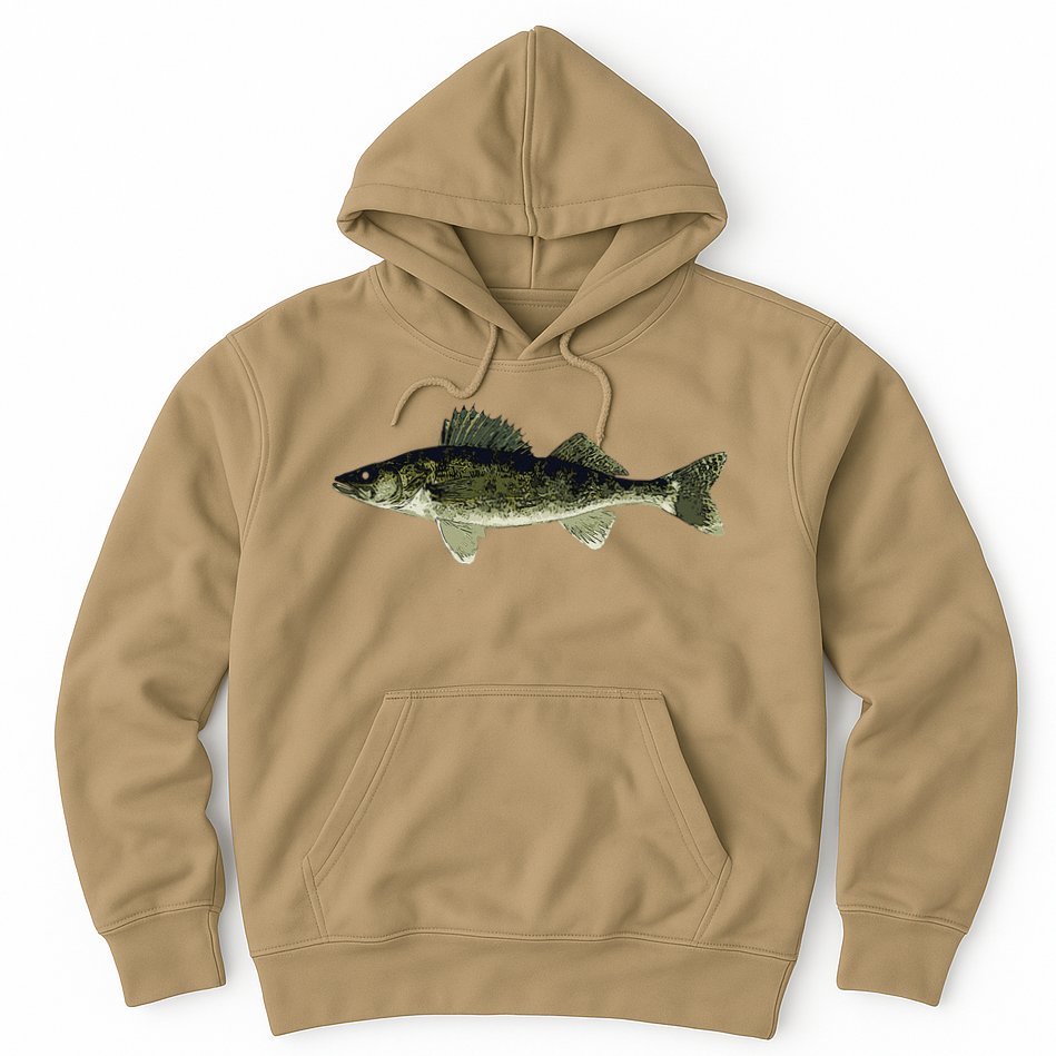 Walleye Fish Pickerel Fishing Lover Fisherman Hoodie