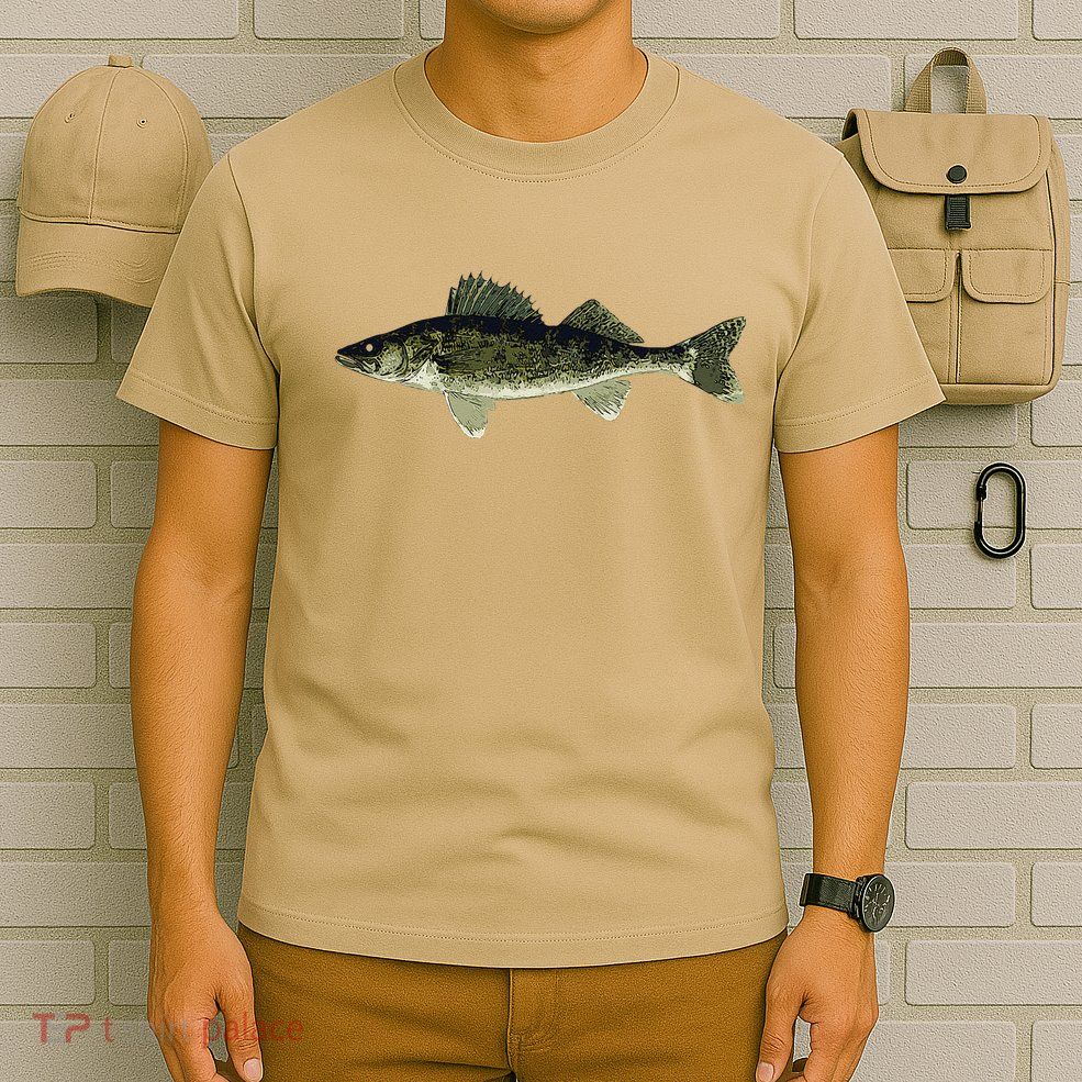 Walleye Fish Pickerel Fishing Lover Fisherman T-Shirt