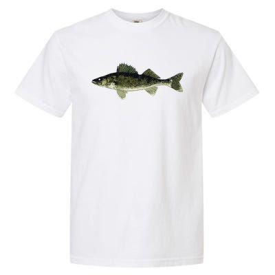 Walleye Fish Pickerel Fishing Lover Fisherman Garment-Dyed Heavyweight T-Shirt