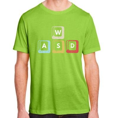 Wasd Funny Pc Video Gamer Wasd Gaming Pc Master Race Great Gift Adult ChromaSoft Performance T-Shirt