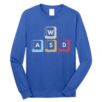 Wasd Funny Pc Video Gamer Wasd Gaming Pc Master Race Great Gift Long Sleeve Shirt