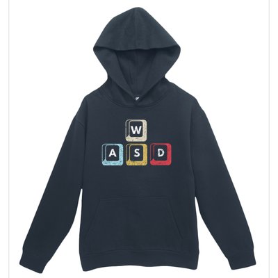 Wasd Funny Pc Video Gamer Wasd Gaming Pc Master Race Great Gift Urban Pullover Hoodie