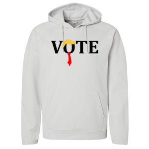 Wanted For President & Vice President 2024 Trump Vance Maga Performance Fleece Hoodie