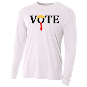 Wanted For President & Vice President 2024 Trump Vance Maga Cooling Performance Long Sleeve Crew