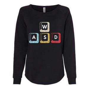 Wasd Funny Pc Video Gamer Wasd Gaming Pc Master Race Gift Womens California Wash Sweatshirt