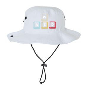 Wasd Funny Pc Video Gamer Wasd Gaming Pc Master Race Gift Legacy Cool Fit Booney Bucket Hat