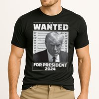 Wanted For President 2024 Trump Mugshot Cooling Performance Crew T-Shirt