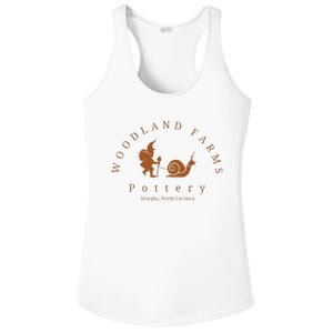 Woodland Farms Pottery New Tan Ladies PosiCharge Competitor Racerback Tank