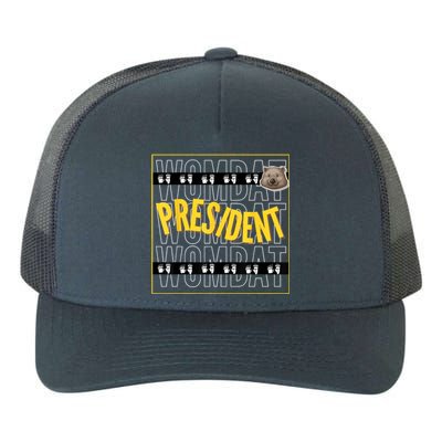 Wombat For President 2024. Independent Vote Yupoong Adult 5-Panel Trucker Hat