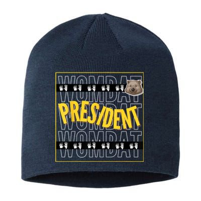 Wombat For President 2024. Independent Vote Sustainable Beanie