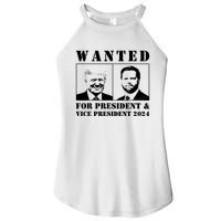 Wanted For President & Vice President 2024 Trump Vance Maga Women's Perfect Tri Rocker Tank