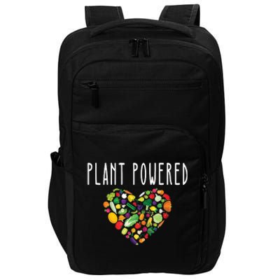 Whole Food Plant Based Lifestyle WFPB Vegan Powered Veggie Impact Tech Backpack