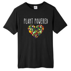 Whole Food Plant Based Lifestyle WFPB Vegan Powered Veggie Tall Fusion ChromaSoft Performance T-Shirt