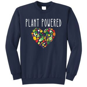 Whole Food Plant Based Lifestyle WFPB Vegan Powered Veggie Sweatshirt