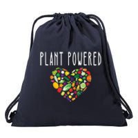 Whole Food Plant Based Lifestyle WFPB Vegan Powered Veggie Drawstring Bag