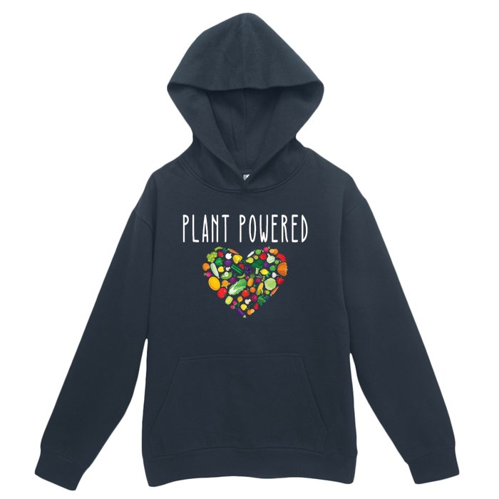 Whole Food Plant Based Lifestyle WFPB Vegan Powered Veggie Urban Pullover Hoodie