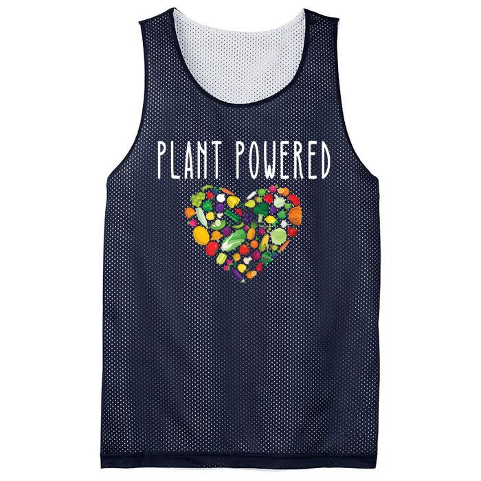 Whole Food Plant Based Lifestyle WFPB Vegan Powered Veggie Mesh Reversible Basketball Jersey Tank