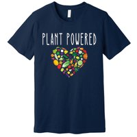 Whole Food Plant Based Lifestyle WFPB Vegan Powered Veggie Premium T-Shirt