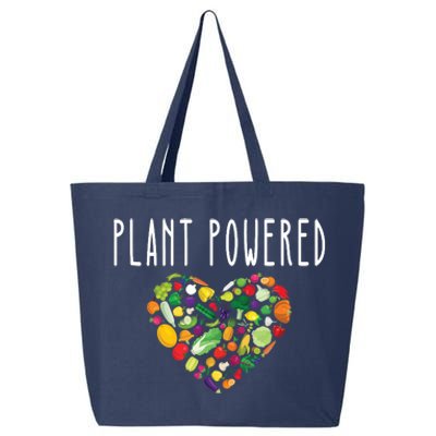 Whole Food Plant Based Lifestyle WFPB Vegan Powered Veggie 25L Jumbo Tote