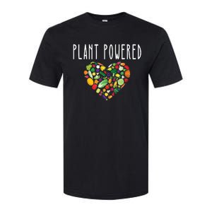 Whole Food Plant Based Lifestyle WFPB Vegan Powered Veggie Softstyle CVC T-Shirt