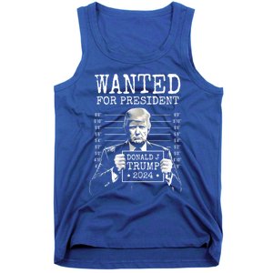 Wanted For President 2024 Donald Trump Gift Tank Top