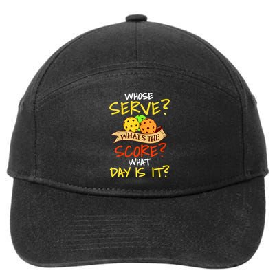 Womens Funny Pickleball Gift Pickle Ball Player Pickleball VNeck TShirt 7-Panel Snapback Hat