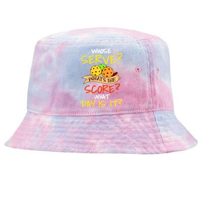 Womens Funny Pickleball Gift Pickle Ball Player Pickleball VNeck TShirt Tie-Dyed Bucket Hat