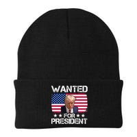 Wanted For President Donald Trump USA Election Beanie