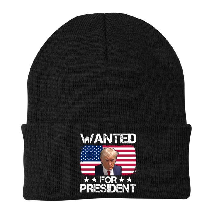Wanted For President Donald Trump USA Election Beanie