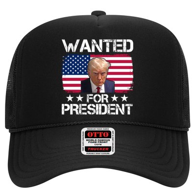 Wanted For President Donald Trump USA Election Trucker Hat