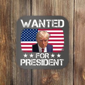 Wanted For President Donald Trump USA Election Coaster