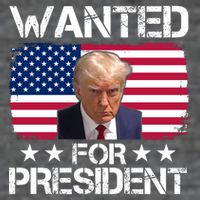 Wanted For President Donald Trump USA Election Flatbill Hat