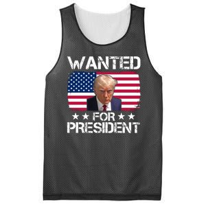 Wanted For President Donald Trump USA Election Mesh Reversible Basketball Jersey Tank