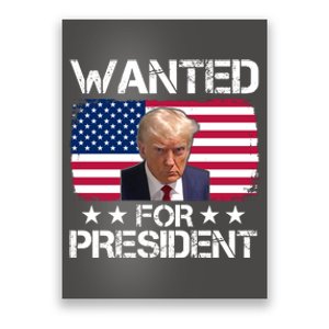 Wanted For President Donald Trump USA Election Poster