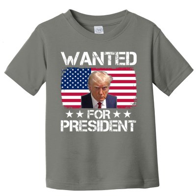 Wanted For President Donald Trump USA Election Toddler T-Shirt