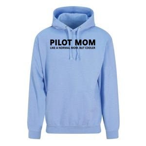 Womens Funny Pilot Mother Pilot Mom Unisex Surf Hoodie