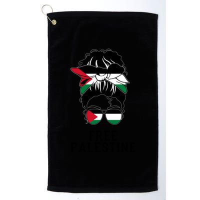 Wo Free Palestine Gift Platinum Collection Golf Towel