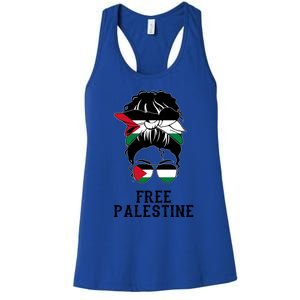 Wo Free Palestine Gift Women's Racerback Tank