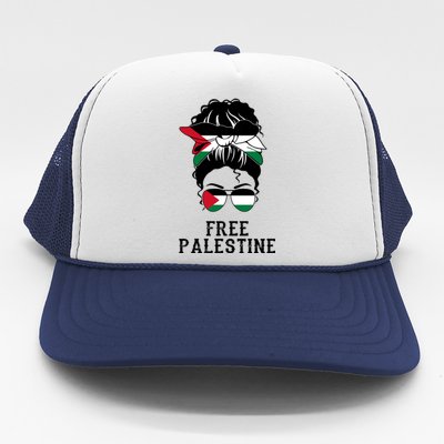 Wo Free Palestine Gift Trucker Hat