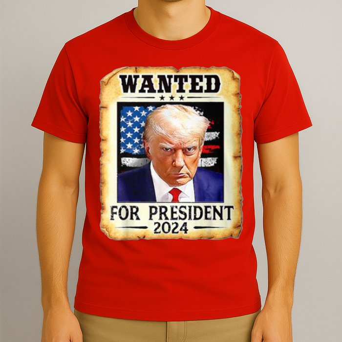 Wanted For President 2024 Donald Trump T-Shirt