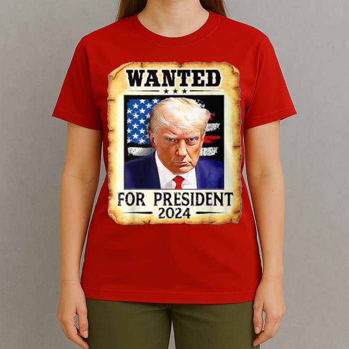 Wanted For President 2024 Donald Trump T-Shirt