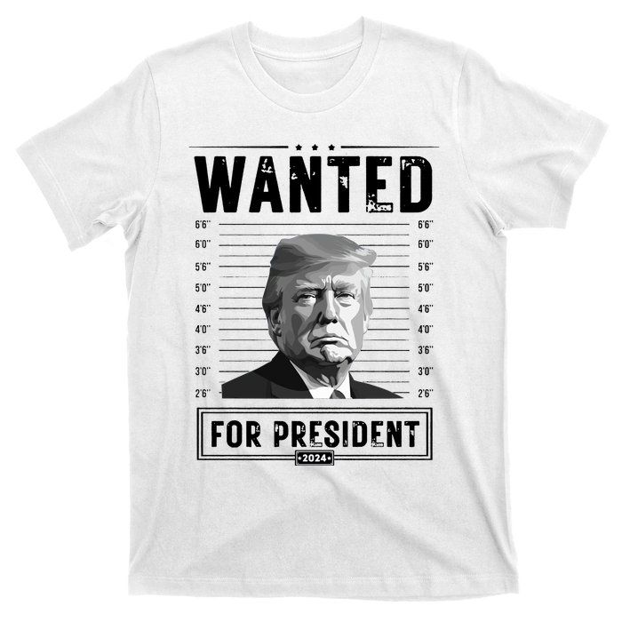 Wanted For President 2024 Vote Trump T-Shirt