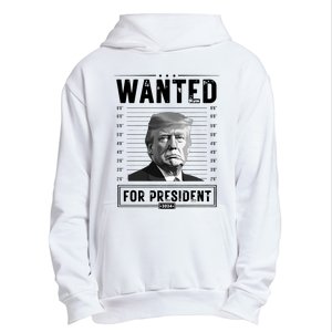 Wanted For President 2024 Vote Trump Urban Pullover Hoodie