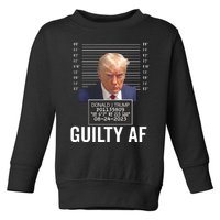 Wanted For President 2024 Trump Mugshot Toddler Sweatshirt