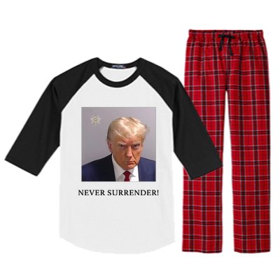 Wanted For President 2024 Raglan Sleeve Pajama Set