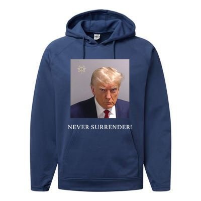 Wanted For President 2024 Performance Fleece Hoodie