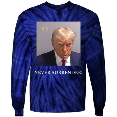 Wanted For President 2024 Tie-Dye Long Sleeve Shirt